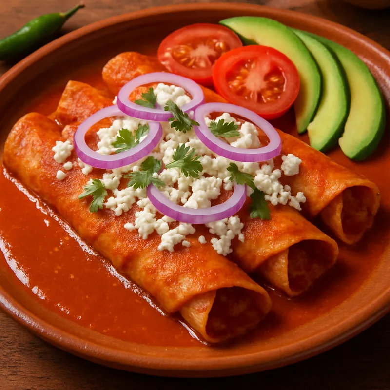 Enchiladas Tapatias (Enchiladas nach Guadalajara-Art)