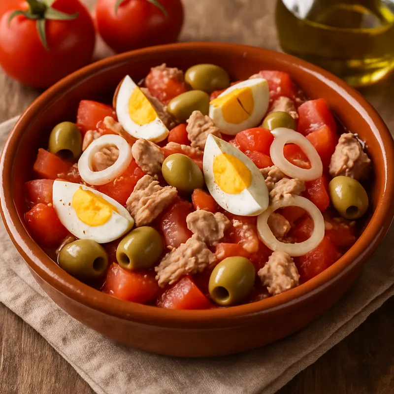 Ensalada Murciana (Traditioneller Salat aus Murcia)