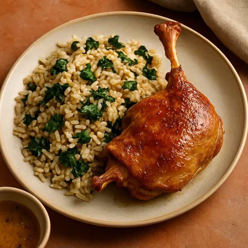 Enten-Confit auf portugiesische Art