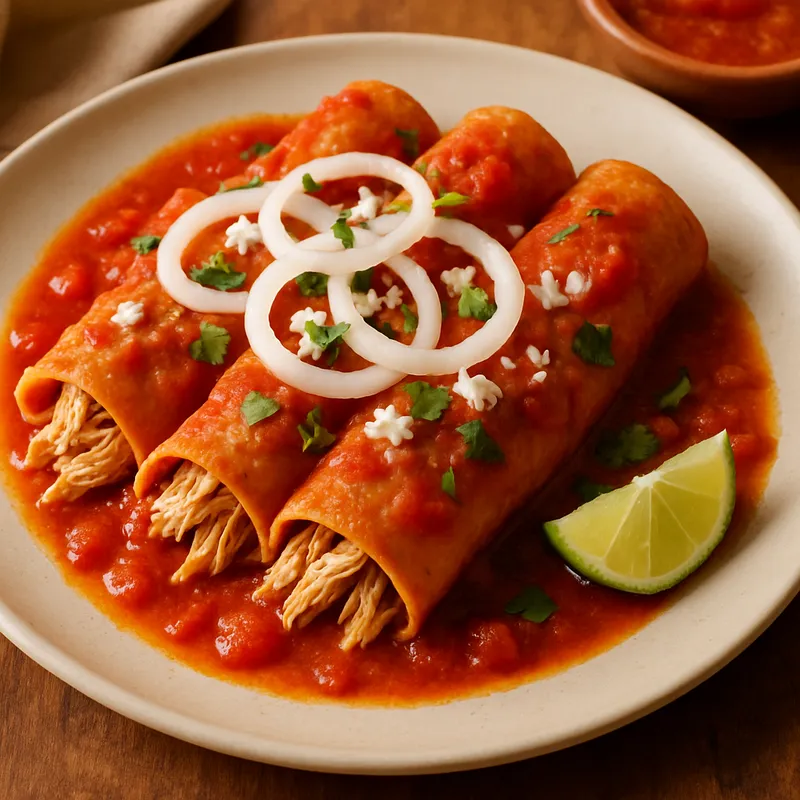 Entomatadas mit Hähnchen