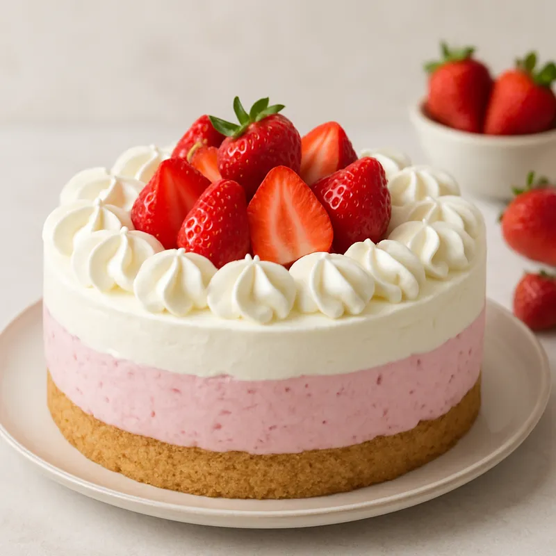 Erdbeer-Sahne-Torte