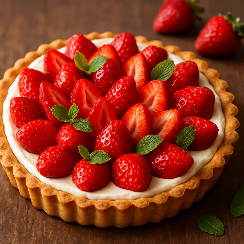 Erdbeertarte