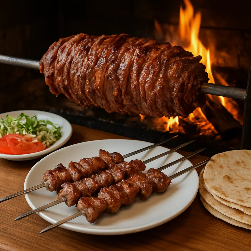 Erzurum Oltu Cağ Kebab (Erzurumer Spießkebab)