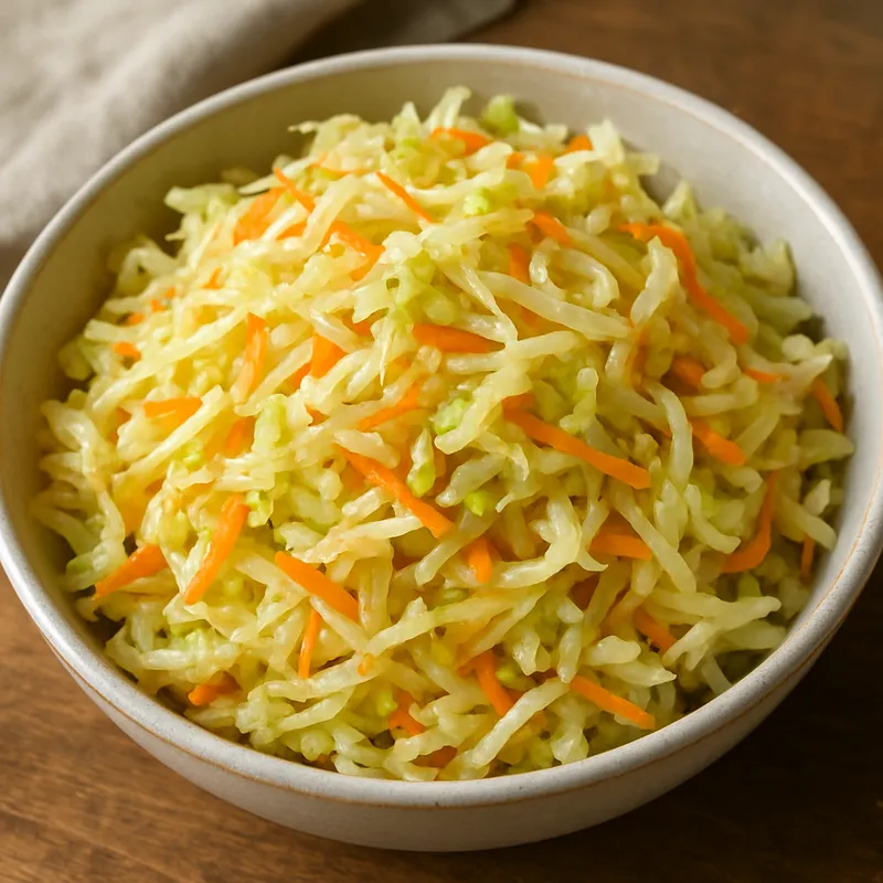 Essigbasierter Krautsalat