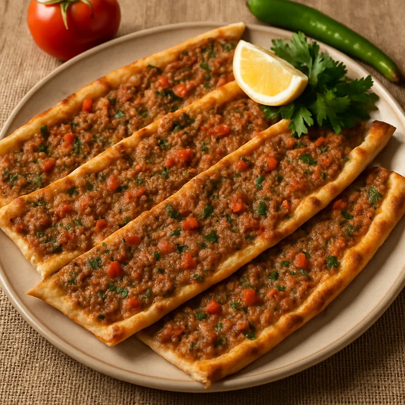 Etli Ekmek (Konya Fleischfladenbrot)