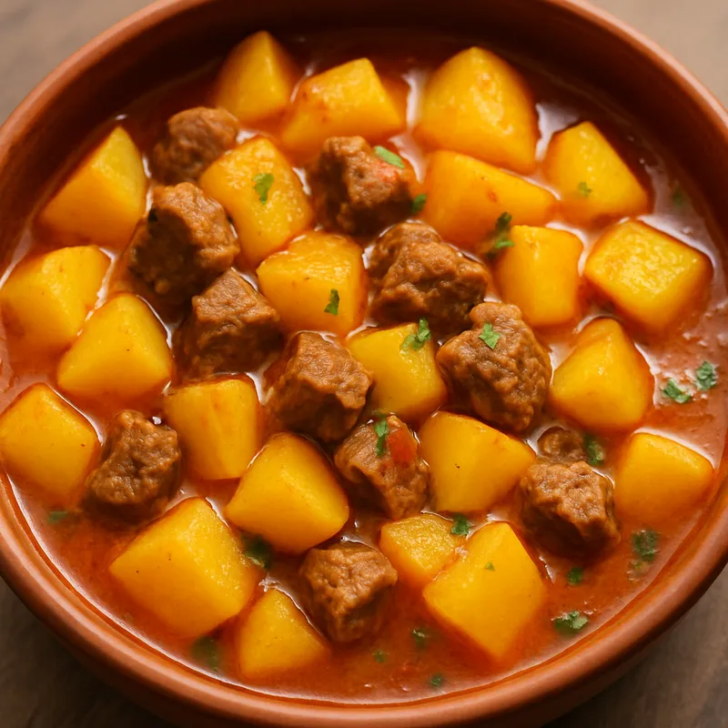 Etli Patates (Kartoffeleintopf mit Fleisch)
