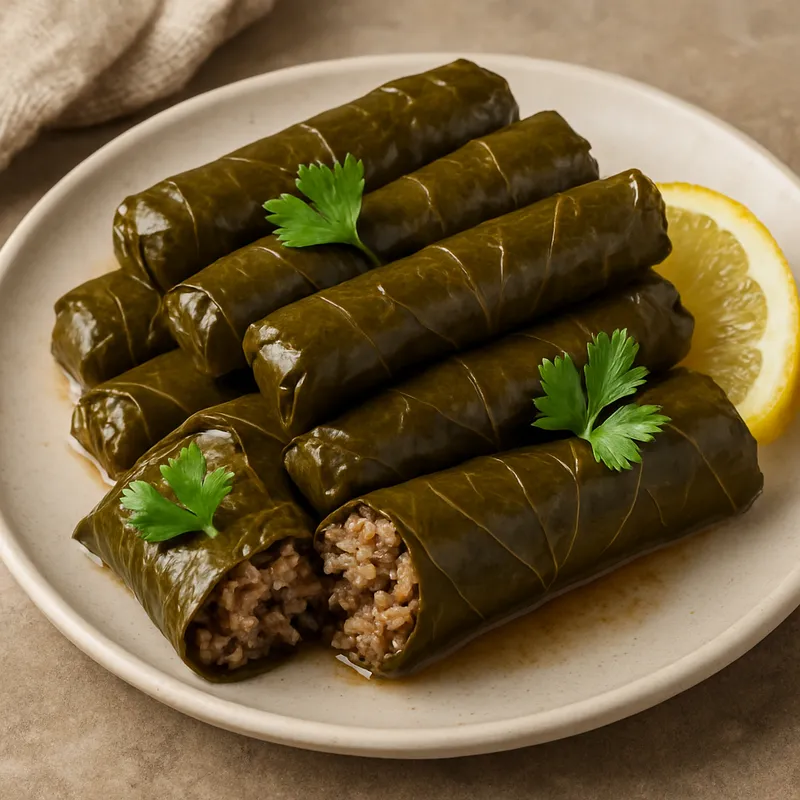 Etli Yaprak Sarma (Gefüllte Weinblätter mit Fleisch)