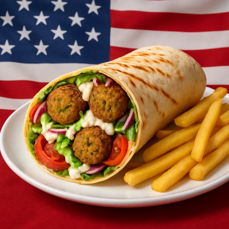 Falafel Wrap American