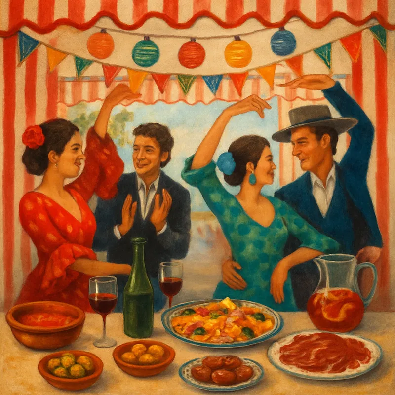 Feria Caseta Party-Tafel