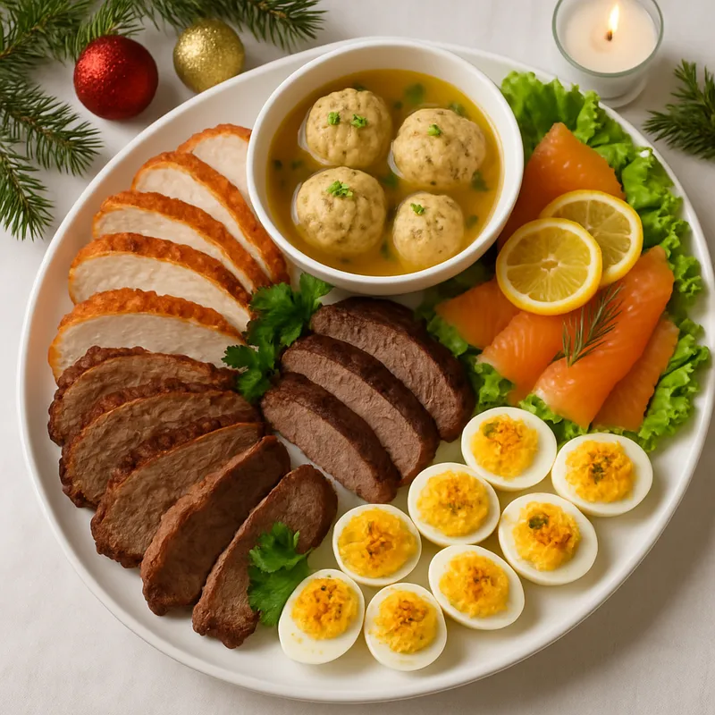 Festliche Heiligentagsplatte