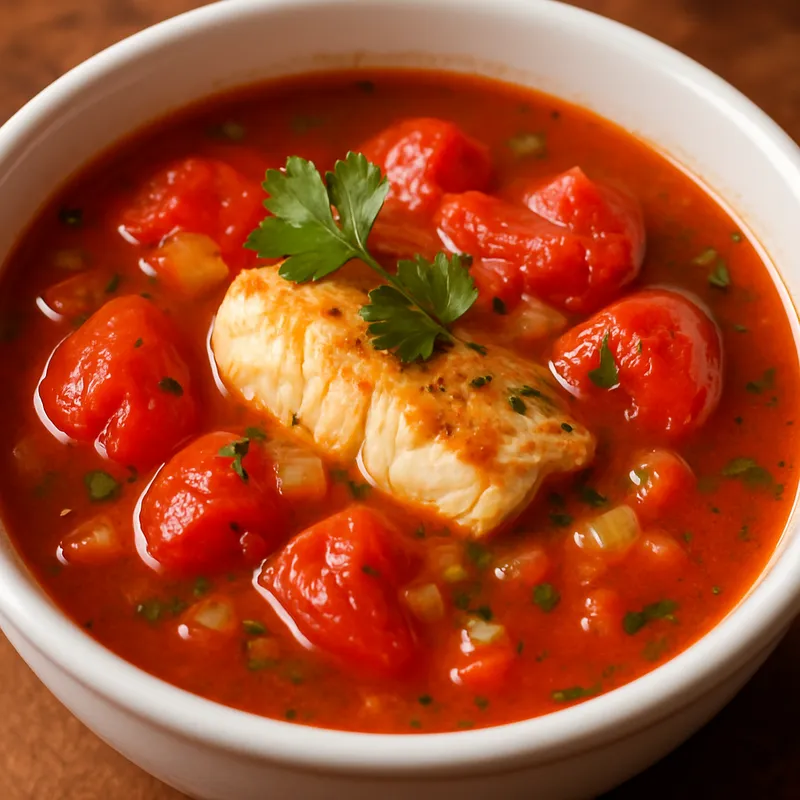 Fisch-Tomaten-Suppe