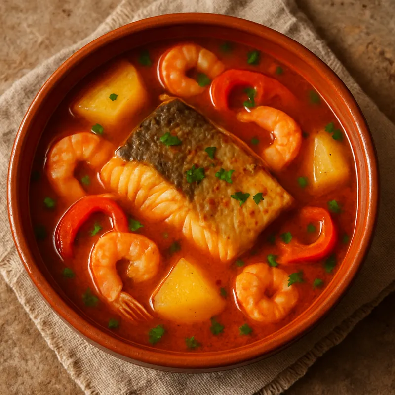 Fischsuppe nach Algarve-Art