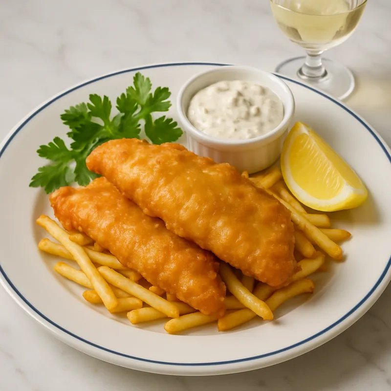 Fish and Chips auf Französische Art