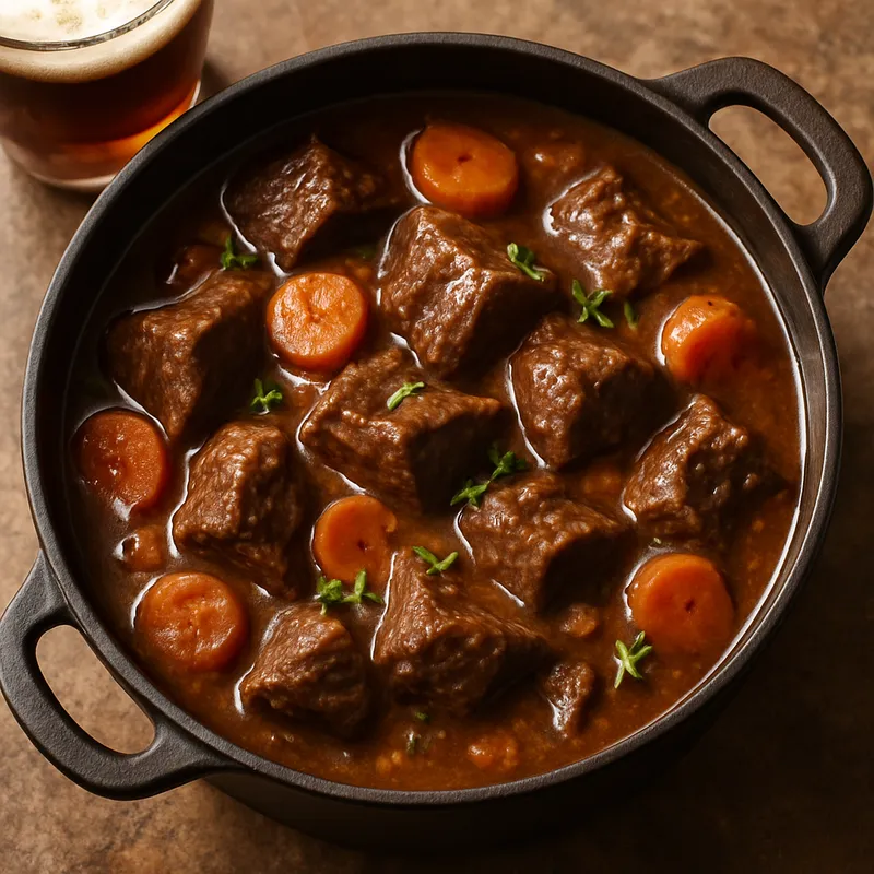 Flämischer Rindereintopf mit Bier