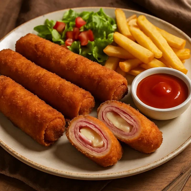 Flamenquin Cordobes (Schweineröllchen aus Córdoba)