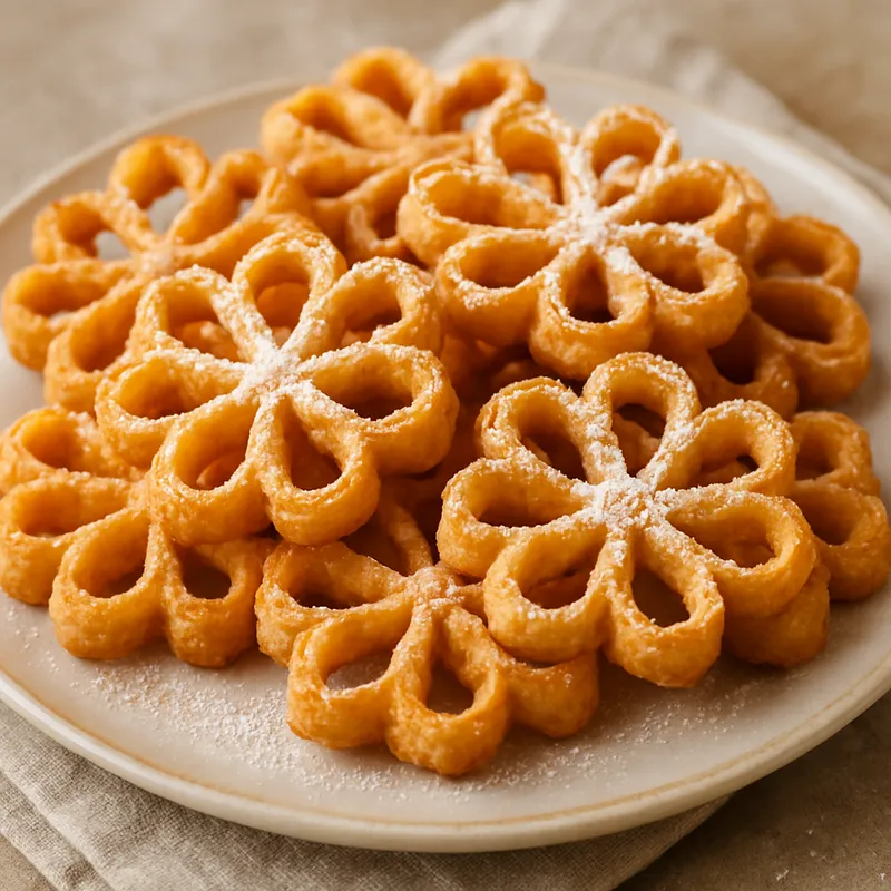 Flores De Arten (Frittierte Blütengebäcke)