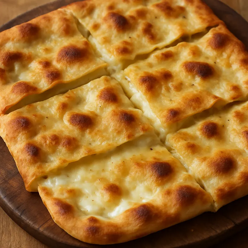 Focaccia di Recco (Käsefocaccia aus Recco)
