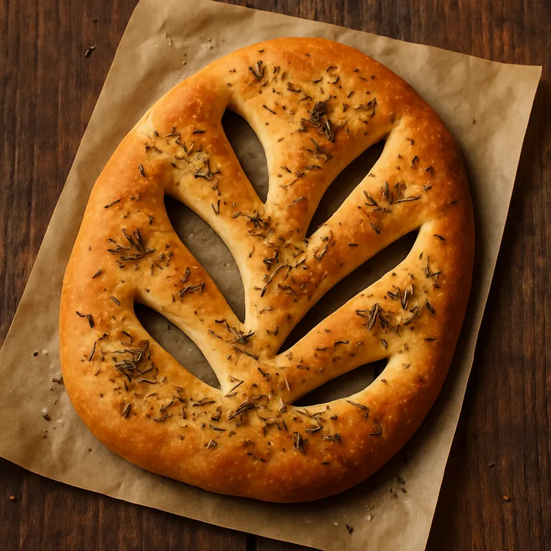 Fougasse (Provenzalisches Fladenbrot)