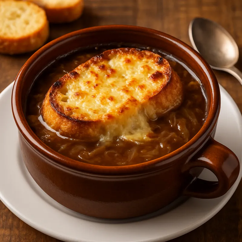 Französische Zwiebelsuppe auf Amerikanisch