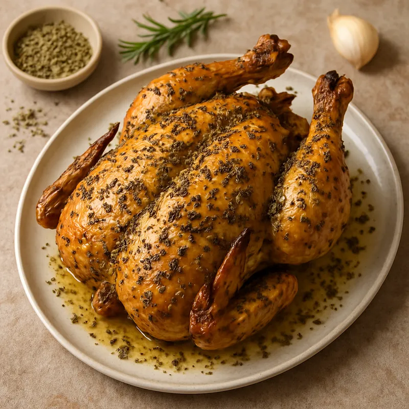Freilandhuhn mit Herbes de Provence