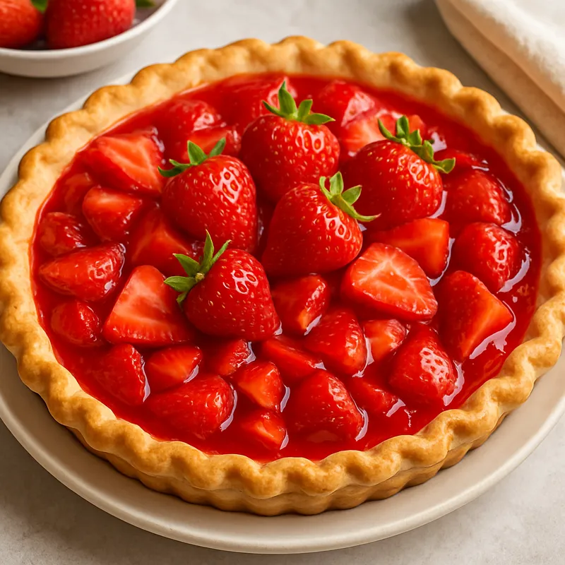 Frischer Erdbeer-Pie