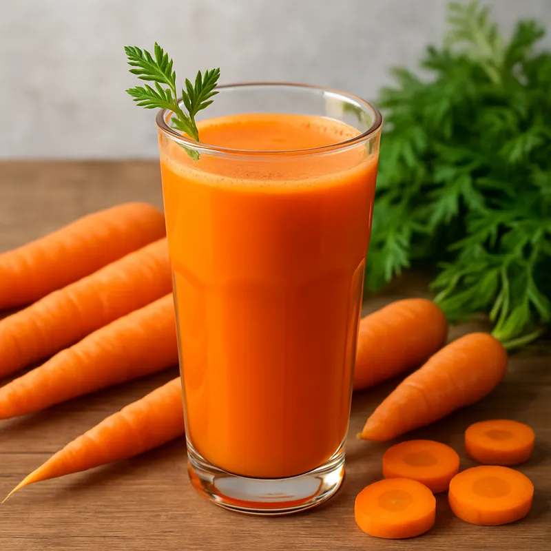 Frischer Karottensaft