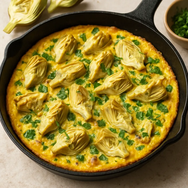 Frittata mit Artischocken
