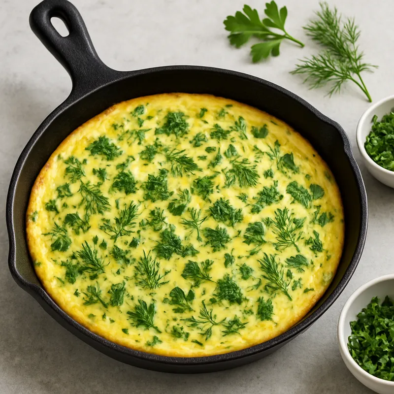 Frittata mit Kräutern
