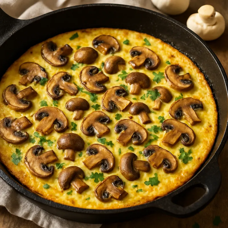 Frittata mit Pilzen