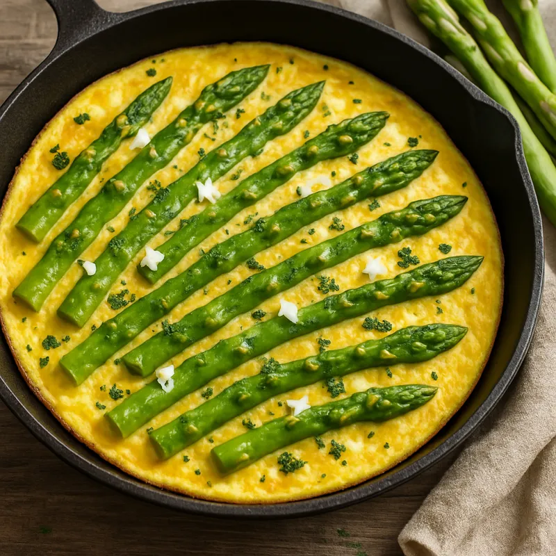 Frittata mit Spargel