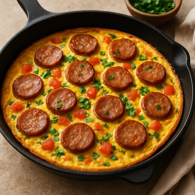 Frittata mit Wurst