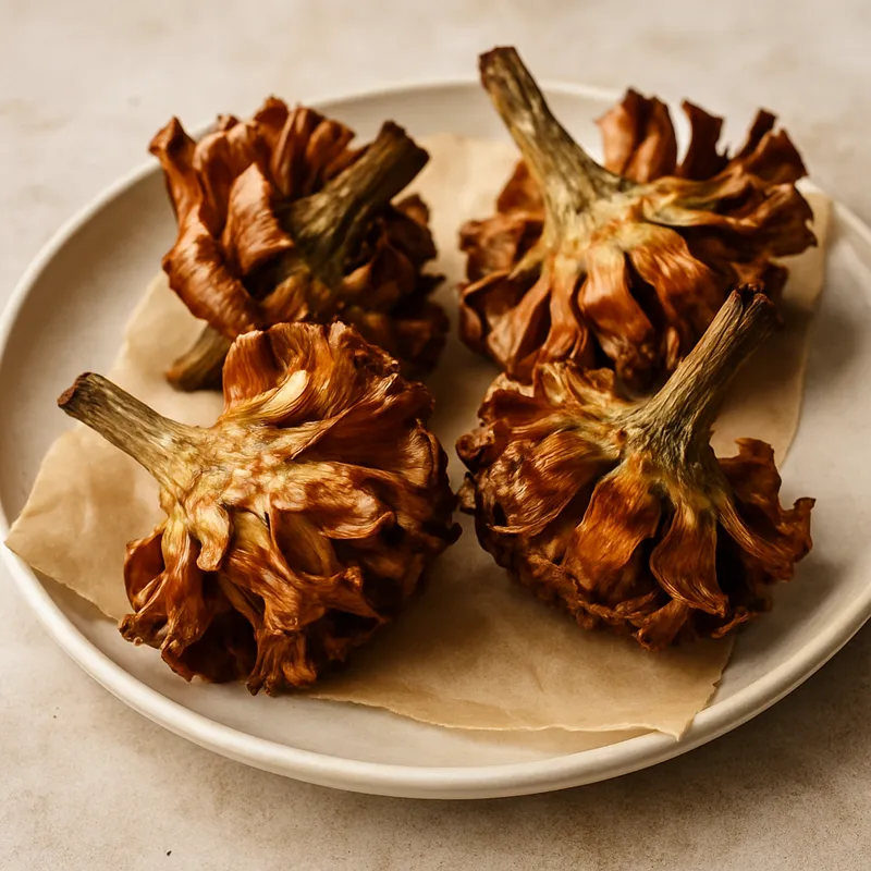 Frittierte Artischocken auf jüdische Art (Carciofi alla Giudia)