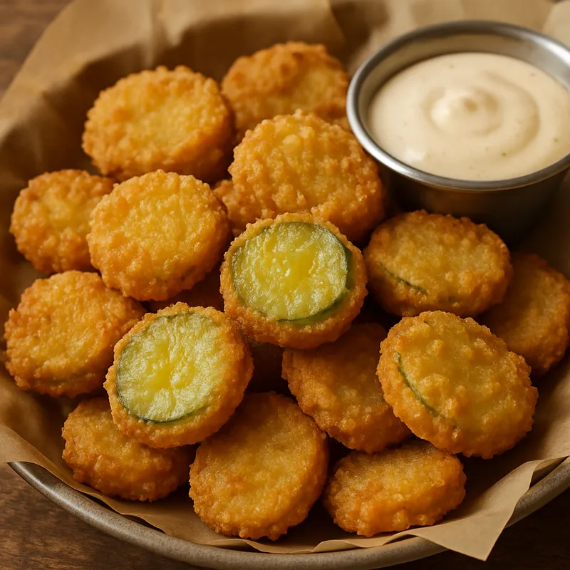 Frittierte Pickles