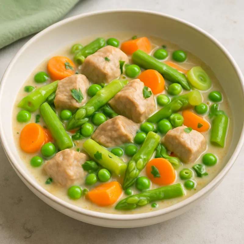 Frühlingsragout vom Kalb