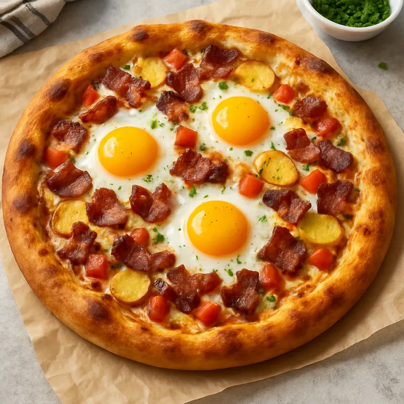 Frühstückspizza