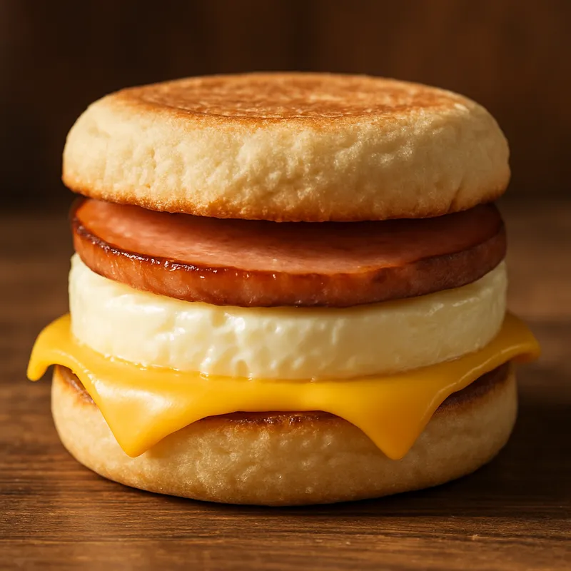 Frühstückssandwich nach Egg-McMuffin-Art