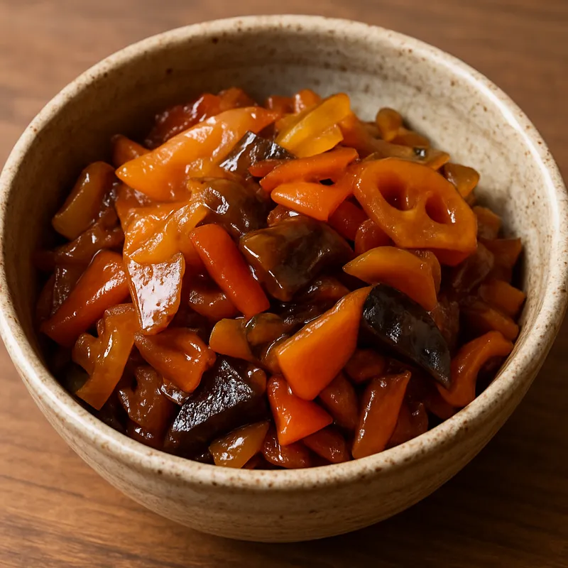 Fukujinzuke (Eingelegtes Gemüse-Relish)