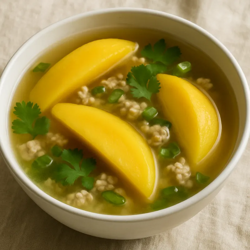 Gaeng Jued Mamuang (Klare Mangosuppe)