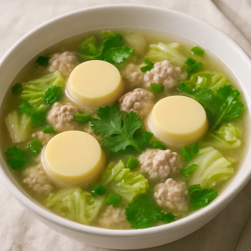 Gaeng Jued Tao Hu (Klare Tofusuppe)
