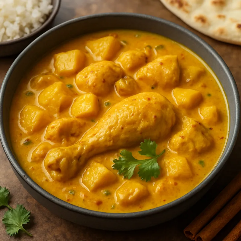 Gaeng Kari – Gelbes Hühnchencurry nach indischer Art