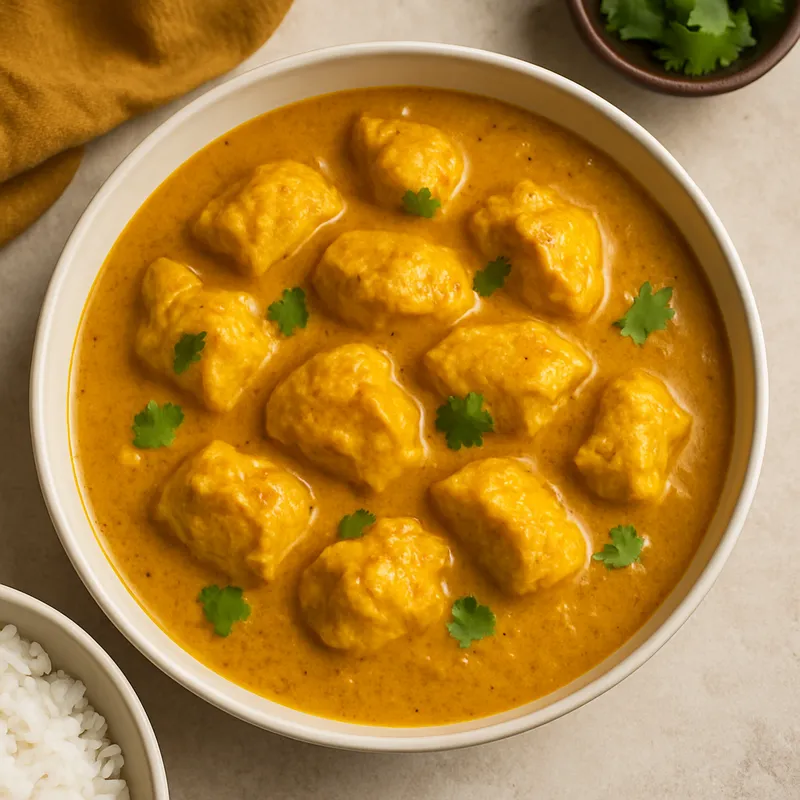 Gaeng Kari Hähnchen (Gelbes Curry nach indischer Art)