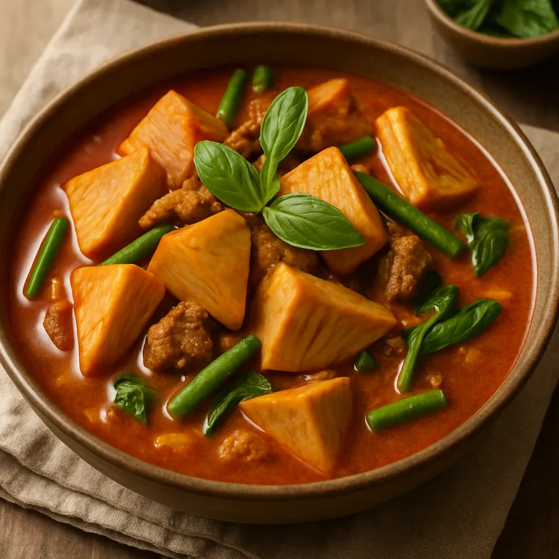 Gaeng Khanun (Nordthailändisches Jackfrucht-Curry)