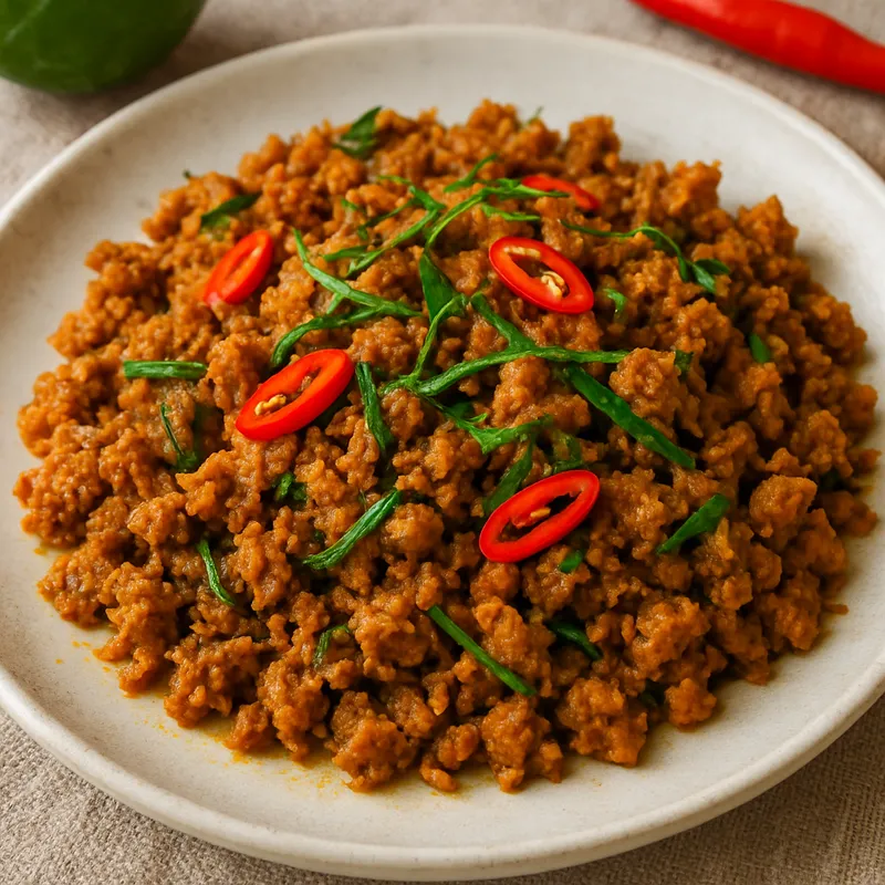 Gaeng Kua Kling (Südthailändisches trockenes Curry)