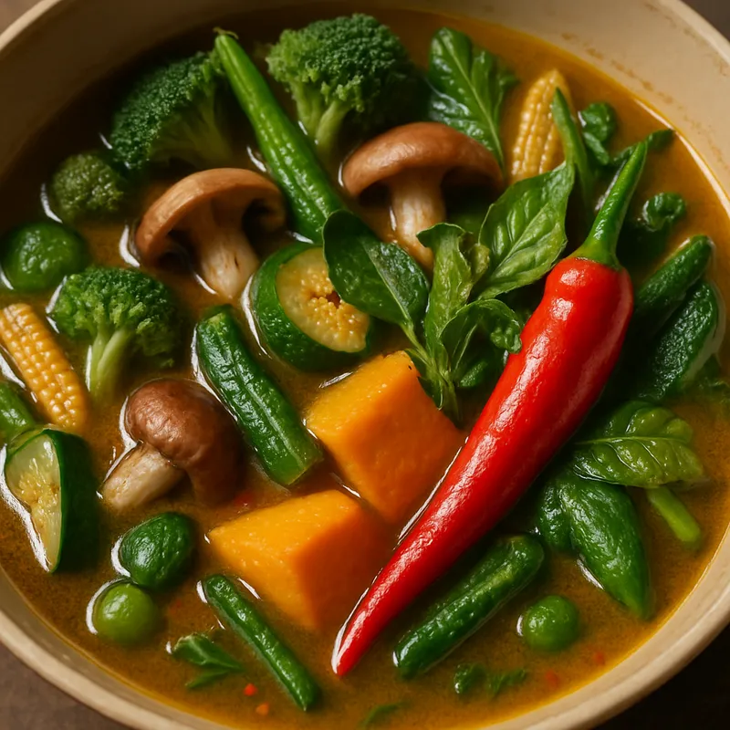 Gaeng Liang (Scharfes Gemüsecurry)