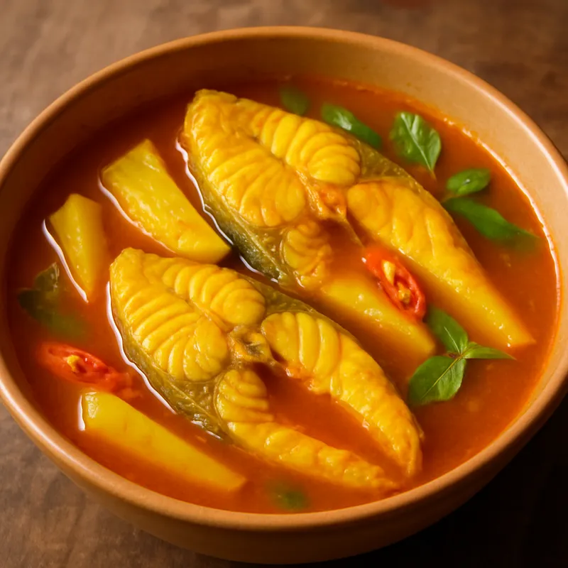 Gaeng Som Pla (Südthailändisches saures Fischcurry)