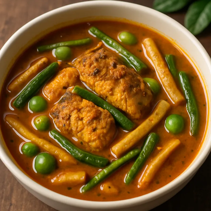 Gaeng Tai Pla (Südthailändisches Fischinnereien-Curry)