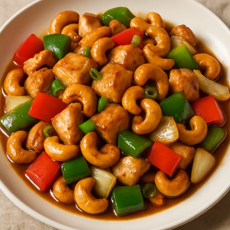 Gai Pad Med Mamuang (Thailändisches Hähnchen mit Cashewnüssen)