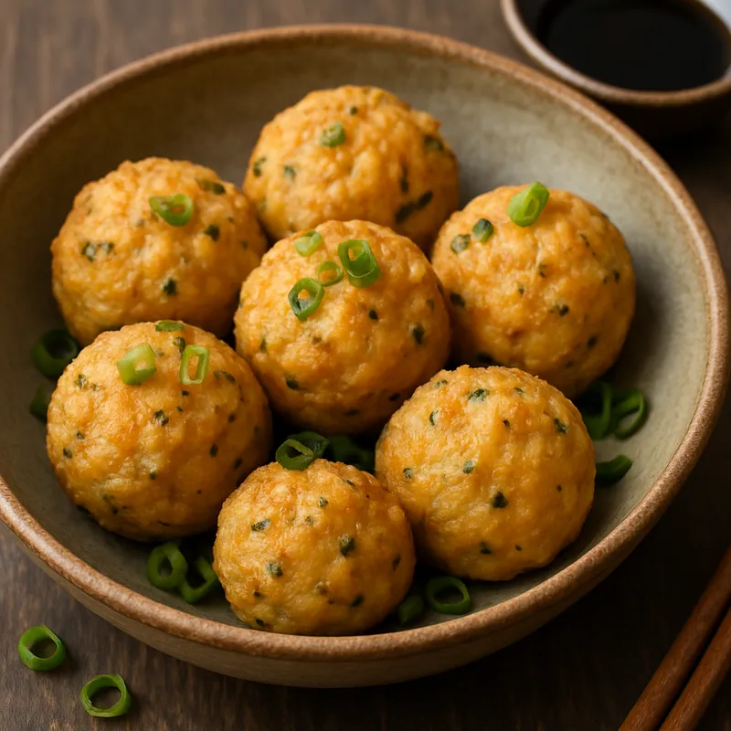 Ganmodoki (Frittierte Tofubällchen)