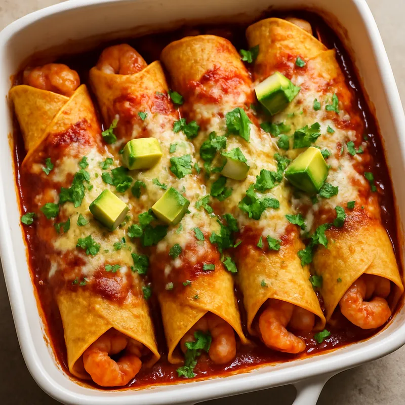 Garnelen-Enchiladas