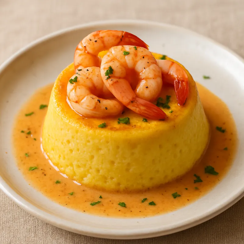 Garnelen-Flan